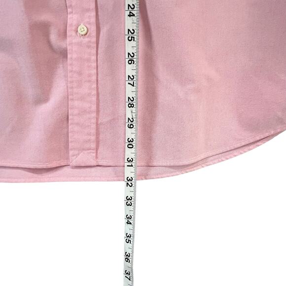 Ralph Lauren Shirt Men XXL Pink Cotton Classic Fit Flesh Pony Button Down Preppy - Picture 8 of 13